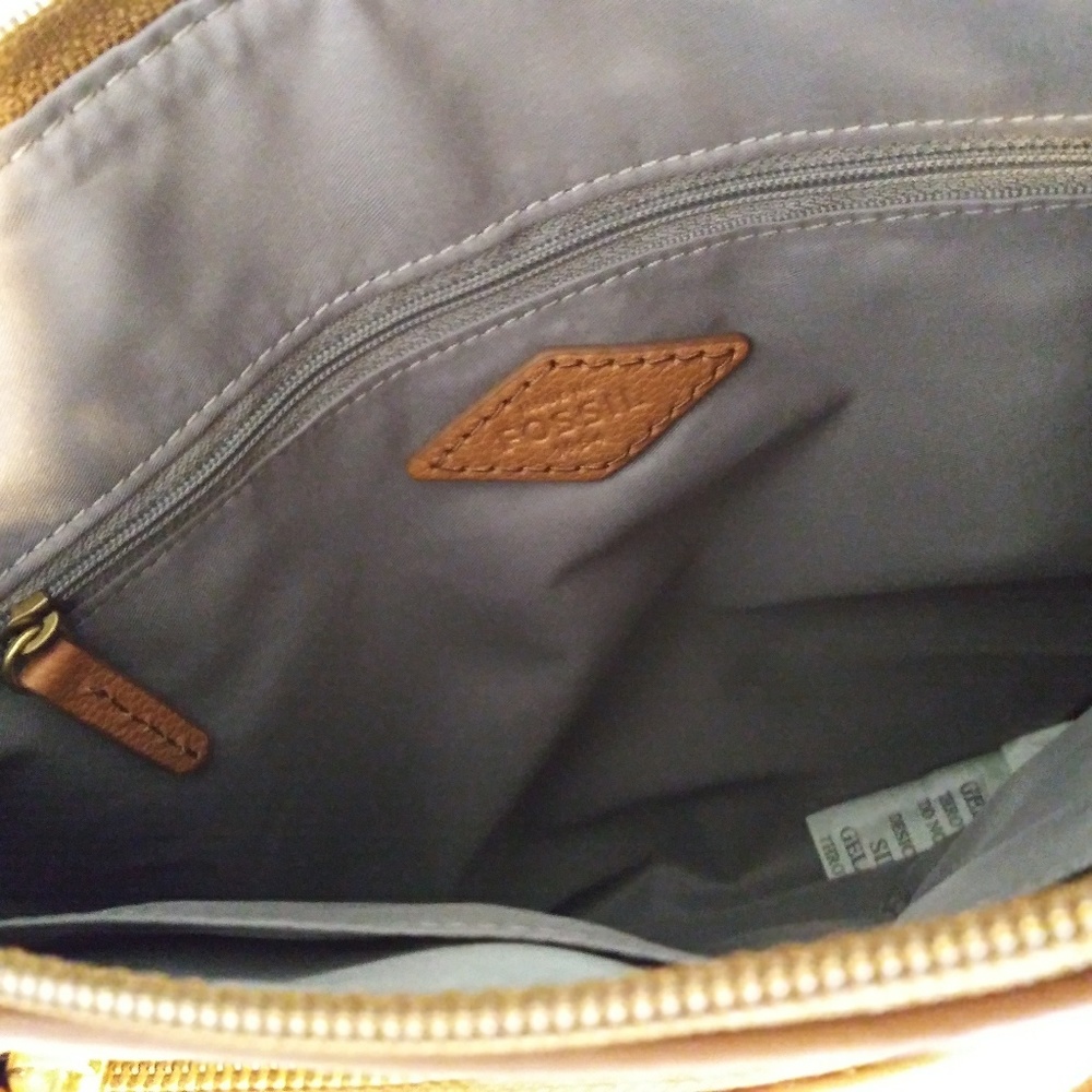 NWT FOSSIL TINSLEY CROSSBODY SHOULDER BAG PURSE - Picture 3 of 7